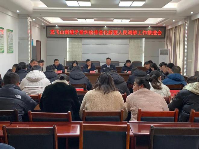 开矛盾纠纷排查化解暨人民调解工作推进会爱游戏app信阳市羊山新区龙飞山街道召(图2)